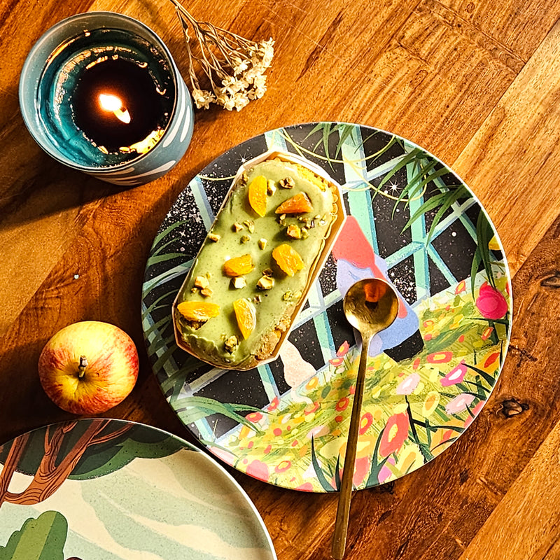 Artsy Girls & their Cats 8" Bamboo Plates