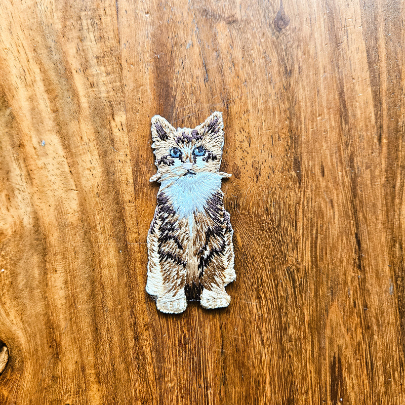 Iron-on Cat Embroidery patch