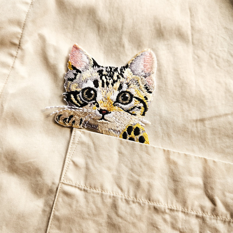 Iron-on Cat Embroidery patch