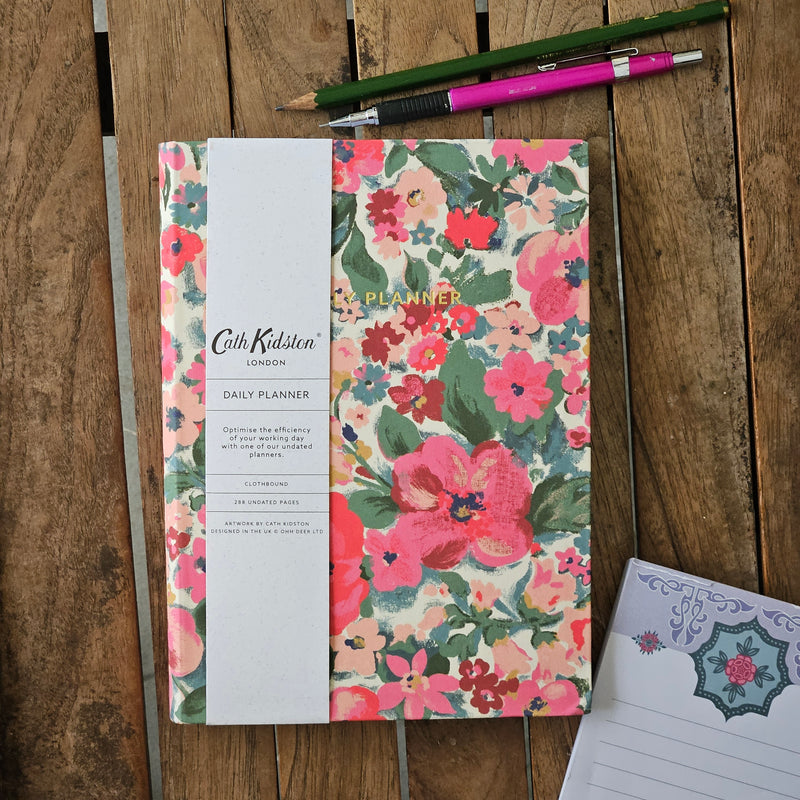Cath Kidston Pink Blossom Print Daily Planner