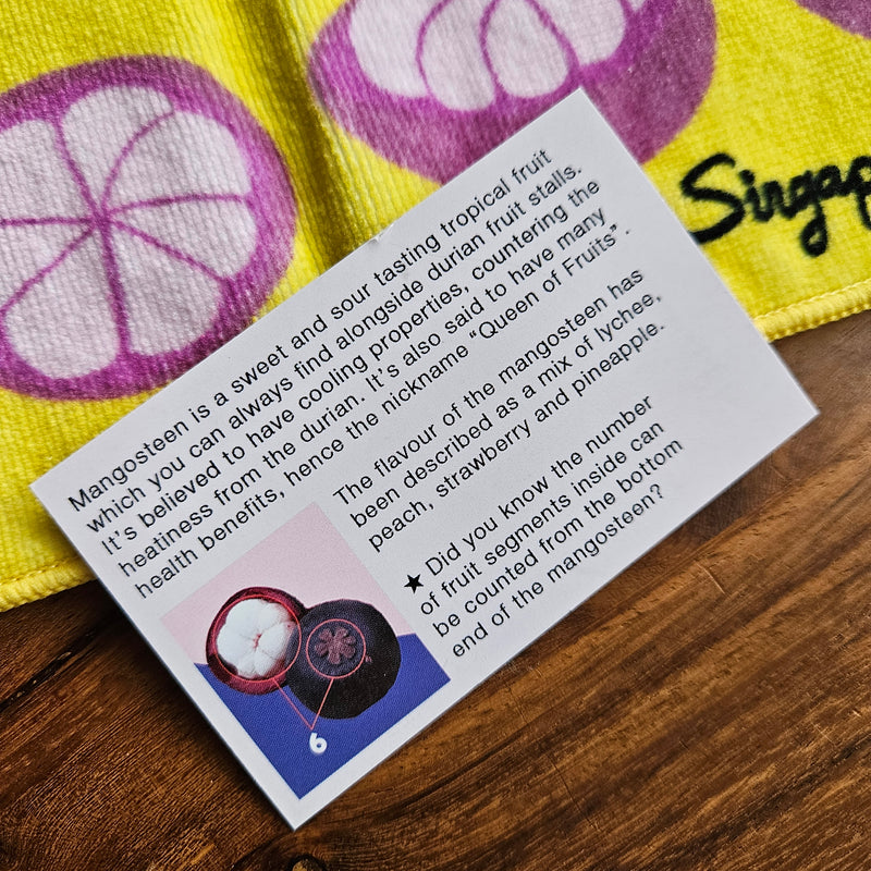 Singapore Fruits Towel Handkerchief