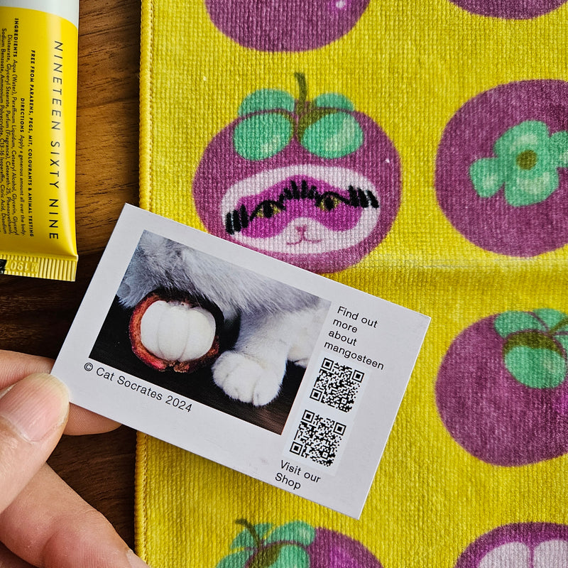 Singapore Fruits Towel Handkerchief