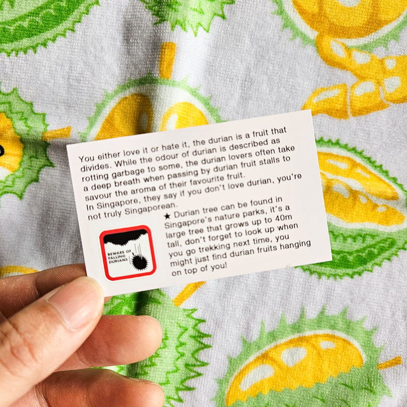 Singapore Fruits Towel Handkerchief