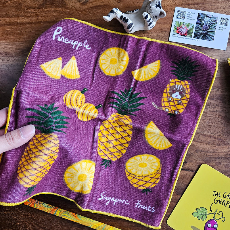 Singapore Fruits Towel Handkerchief