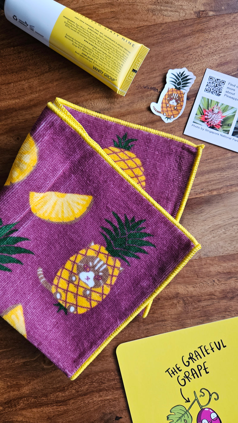 Singapore Fruits Towel Handkerchief