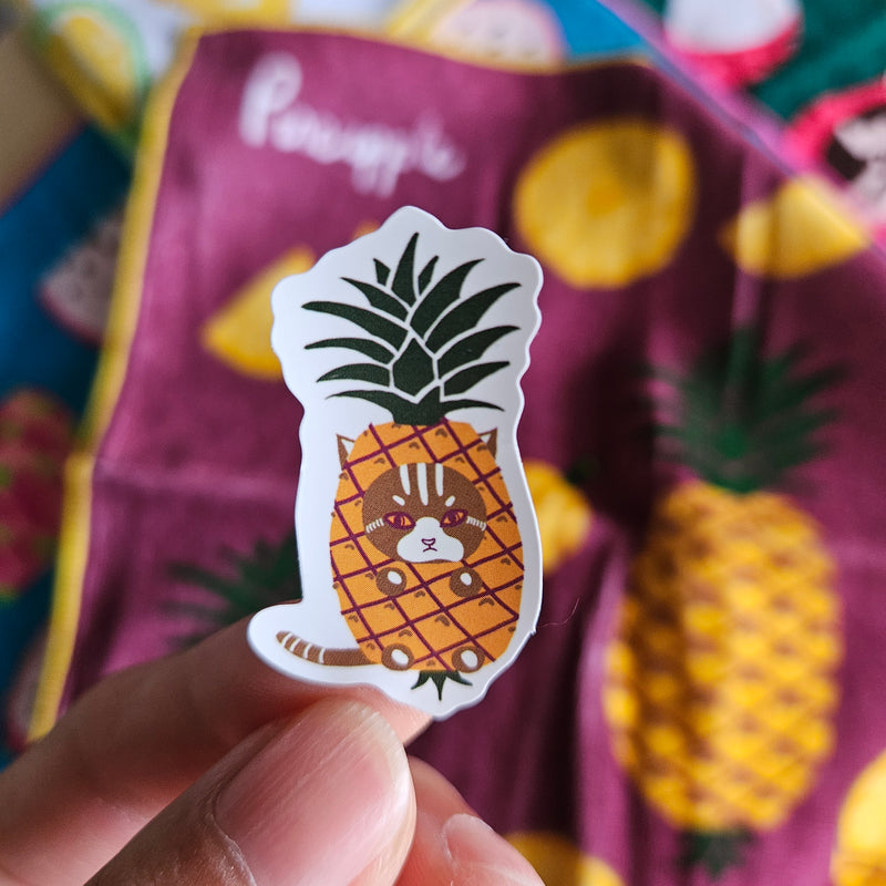 Singapore fruits Waterproof Sticker Set