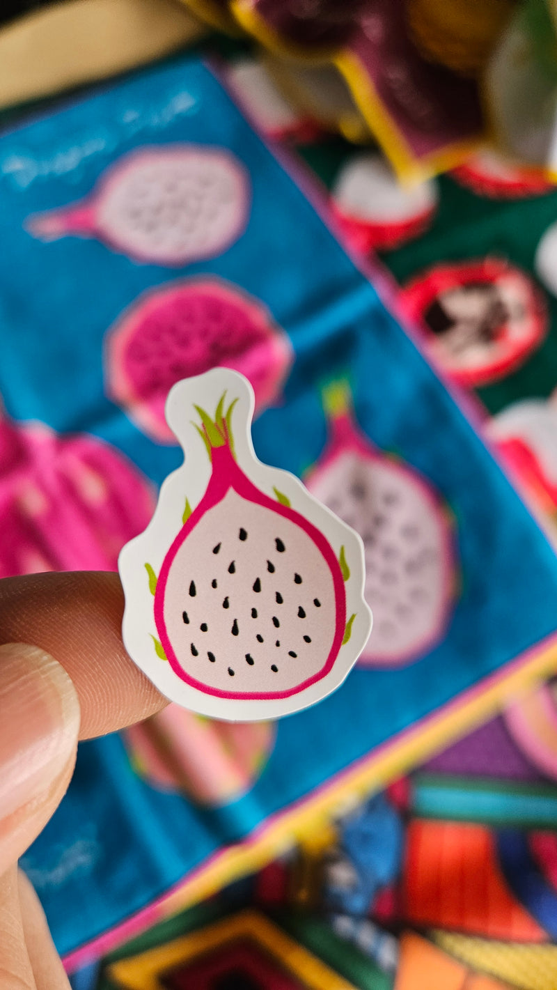 Singapore fruits Waterproof Sticker Set