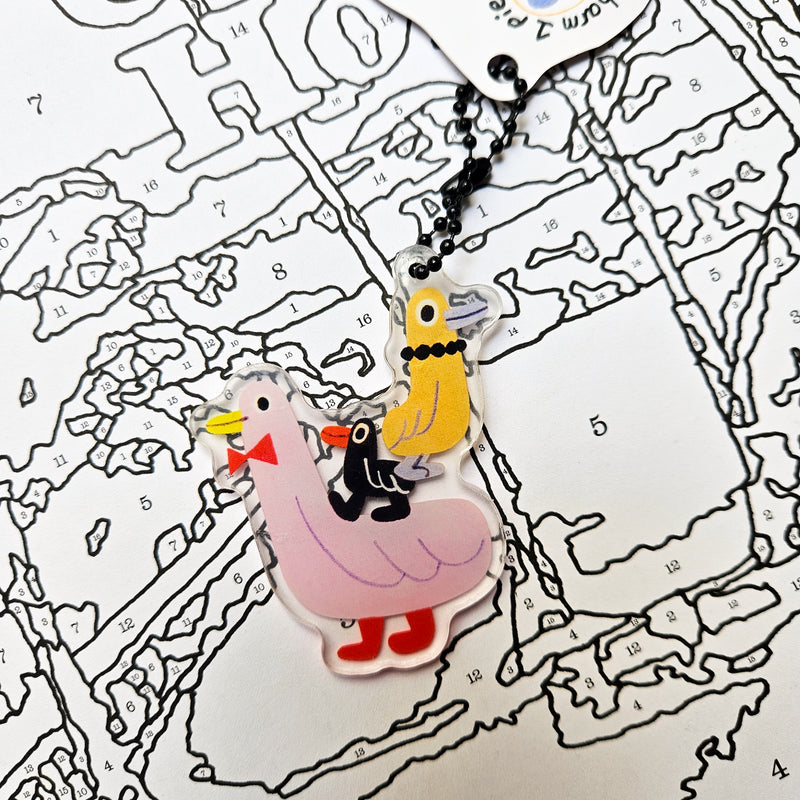 Drawing by Pix Acrylic Charm