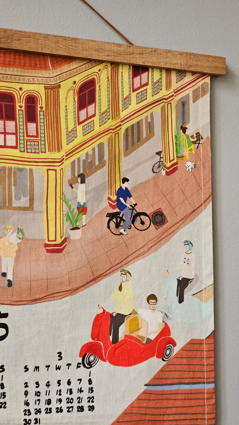 Linen Tea Towel Joo Chiat Road