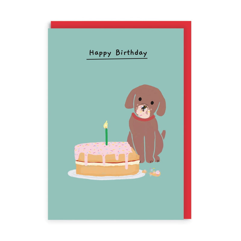 Pat The Pooch Cake Birthday Card