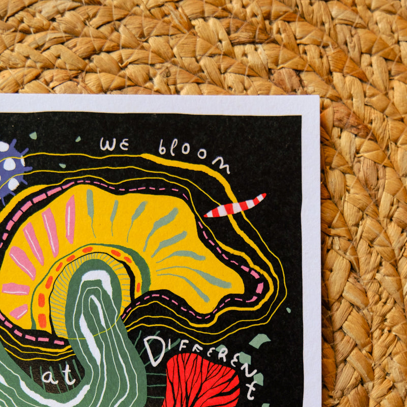 Bloom Differently Art Print