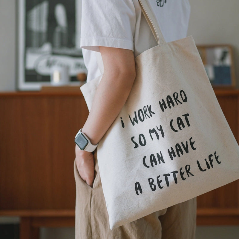 Better Life Cat Tote Bag