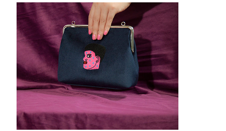 Velvet Clasp Bag Set