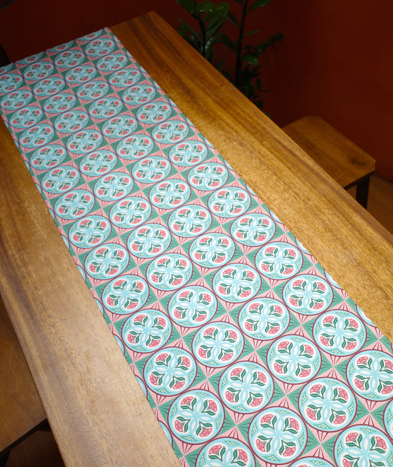 Peranakan Tile Table Runner