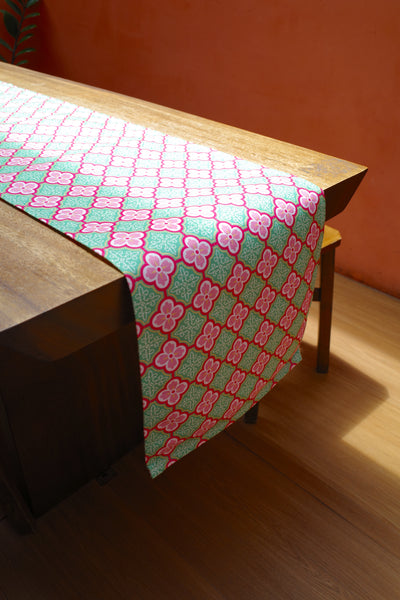 Peranakan Tile Table Runner