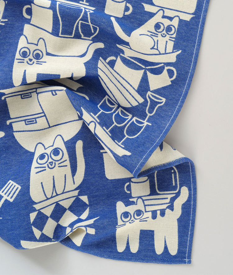 Cats Day Out Tea Towel