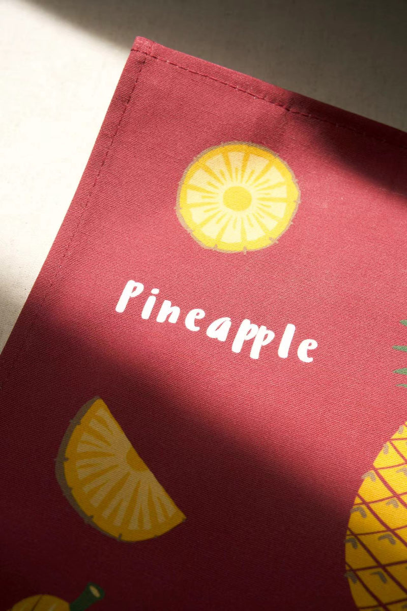Singapore Fruits Tea Towel - Pineapple