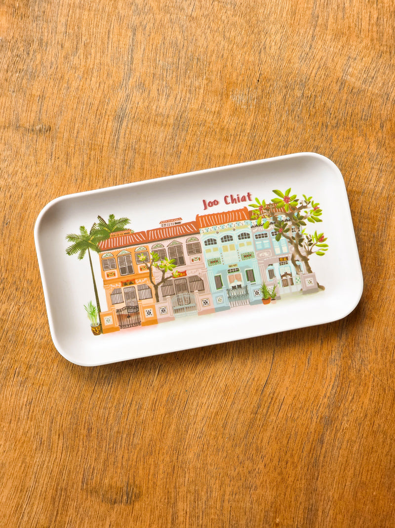 Joo Chiat Shophouse Bamboo Tray