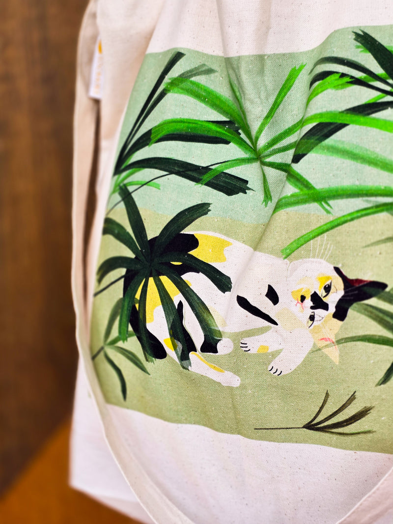 Neighbourhood Cats Sling Tote bag - Ann Siang Hill Cat