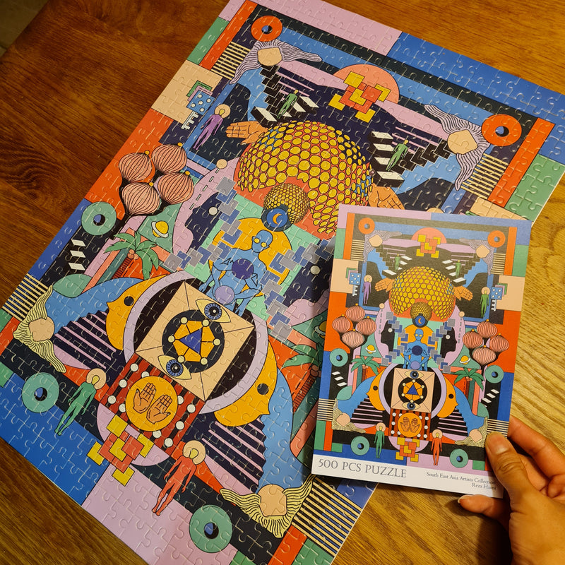 500 Pcs Puzzle South East Asia Artists Collection - Reza Hasni