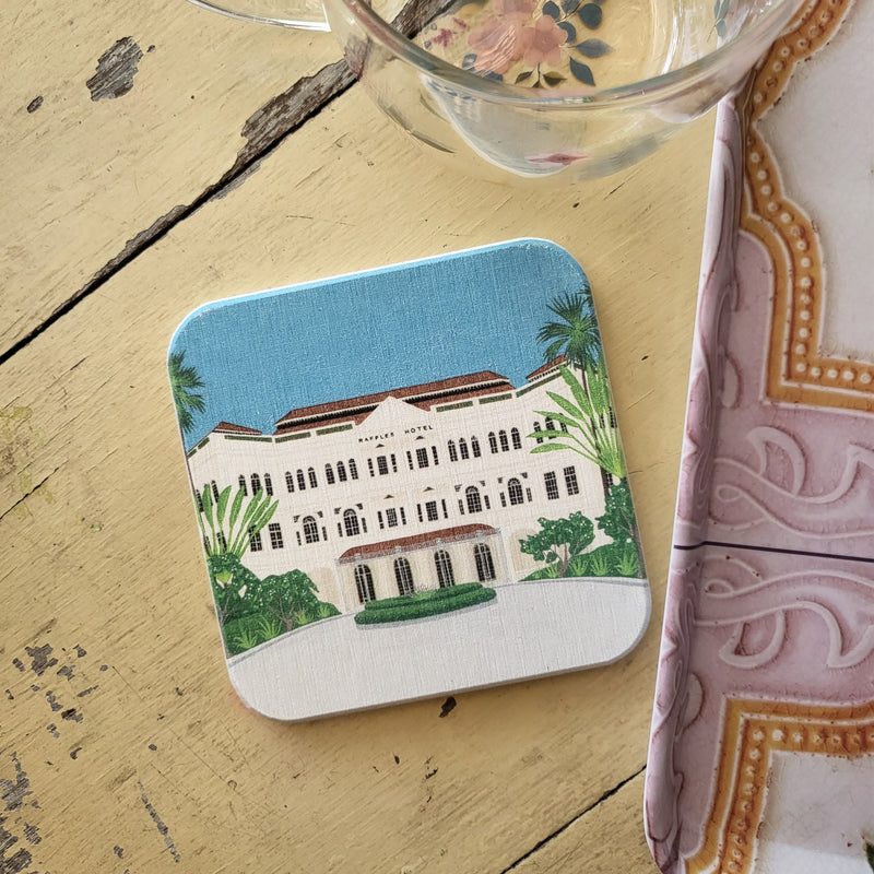 Diatomite Coaster Singapore Landmark Collection