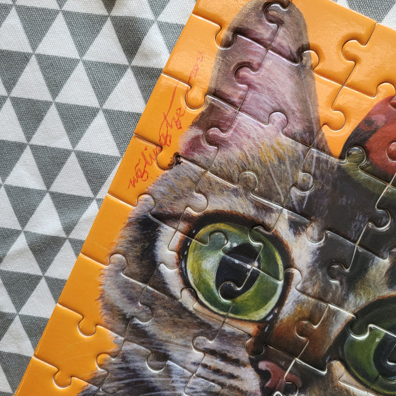 Greeting Card Puzzle - I Met A Cat