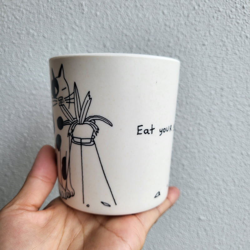 Eat Your Greens Bamboo Mug