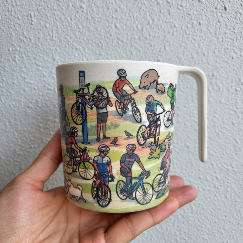 Come Ride Bicycles Bamboo Mug