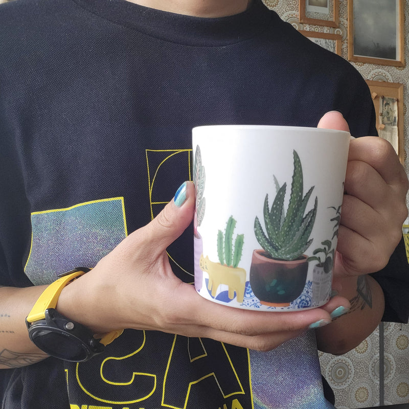 House Plants Bamboo Mug