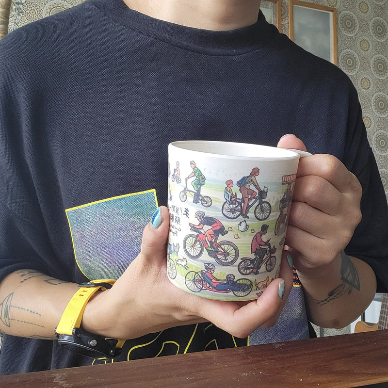 Come Ride Bicycles Bamboo Mug