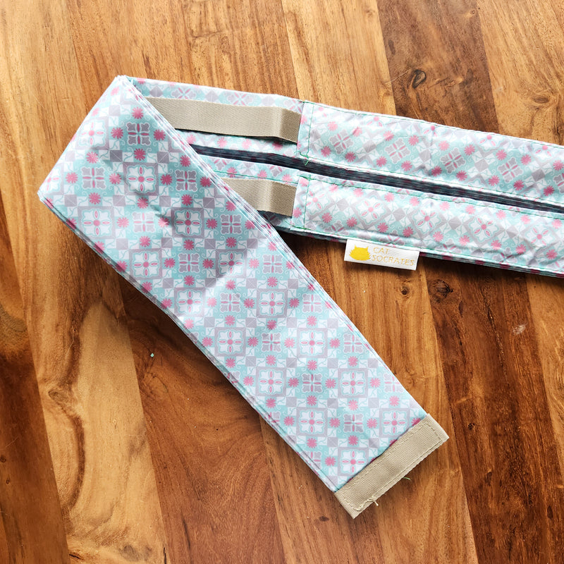 Instantly Fold Shopper Bag Mint Tile