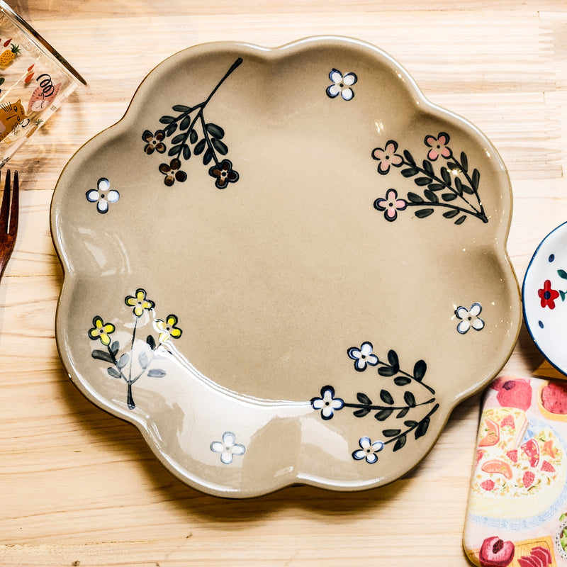 Vintage Clay Style Ceramic Plate series