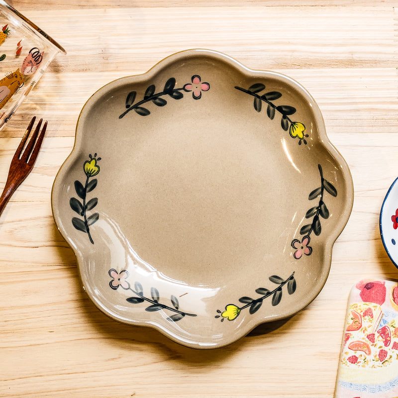 Vintage Clay Style Ceramic Plate series