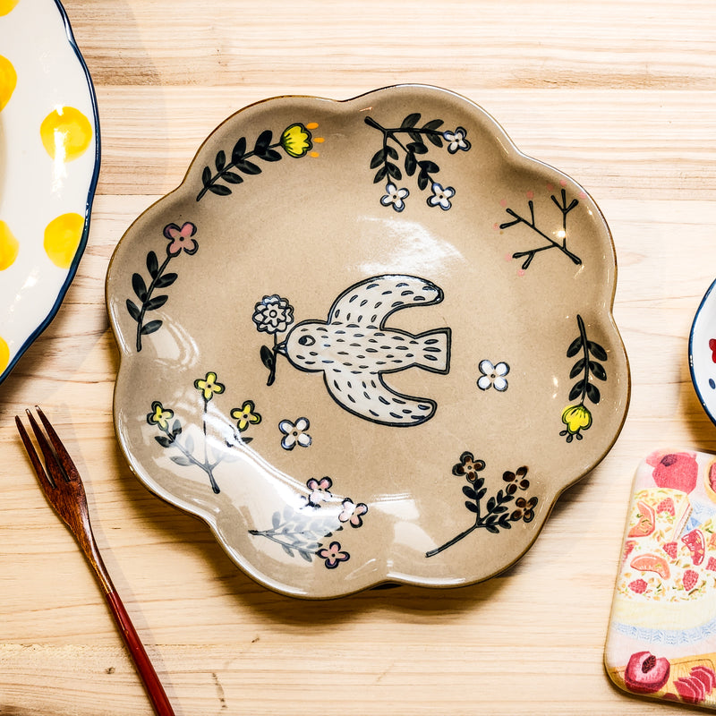 Vintage Clay Style Ceramic Plate series