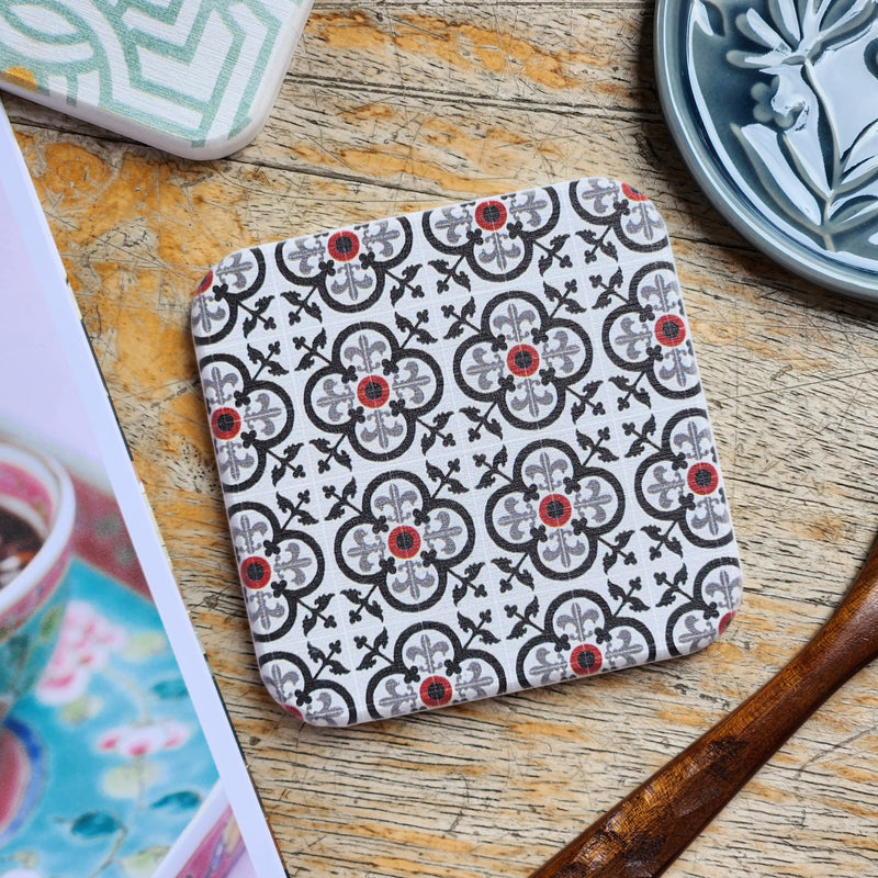 Peranakan Diatomite Coaster Collection