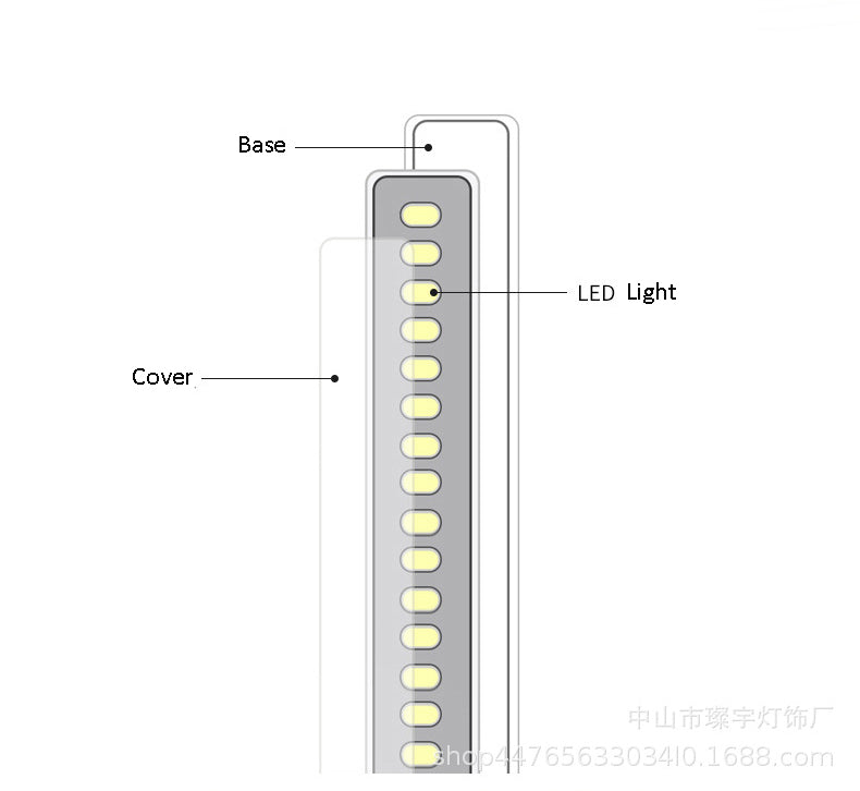 Dimmable corner floor standing lamp