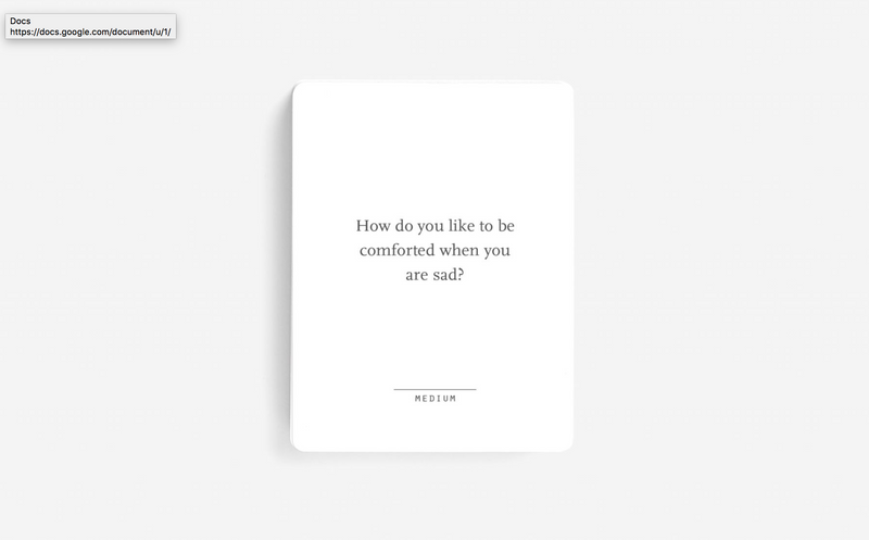 Dating Cards