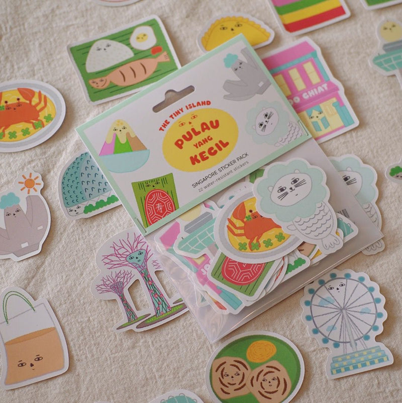 The Tiny Island sticker set