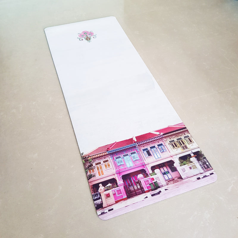 Vegan Suede Yoga Mat - Peranakan house