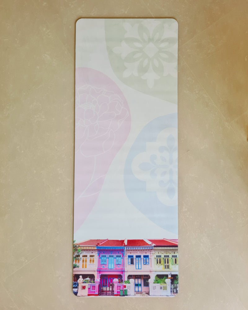 Vegan Suede Yoga Mat - Peranakan house
