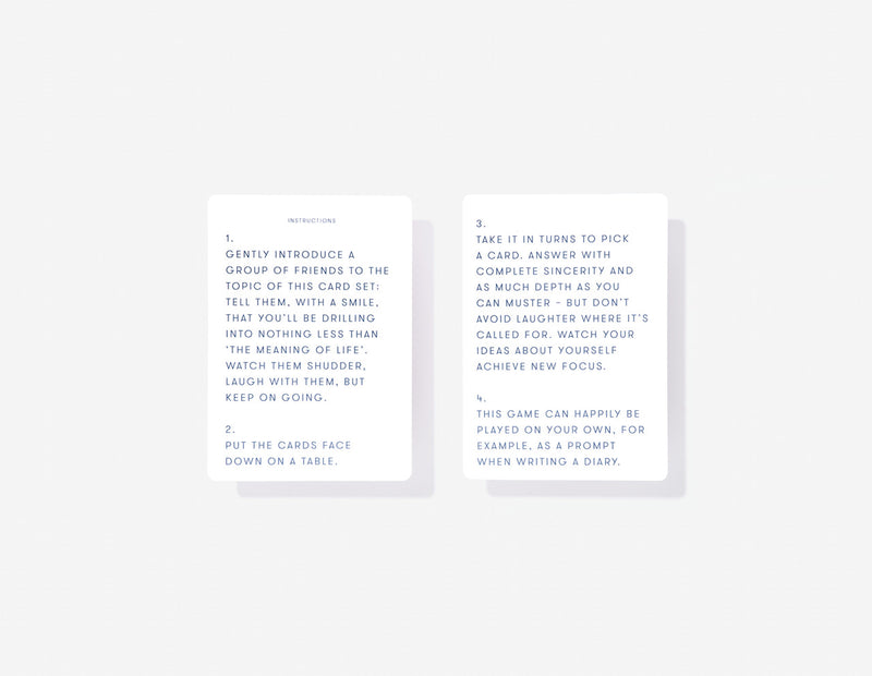 The Meaning of Life Card Game