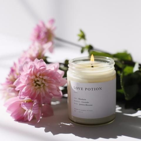 Love Potion Jar Candle by Brooklyn Candle Studio