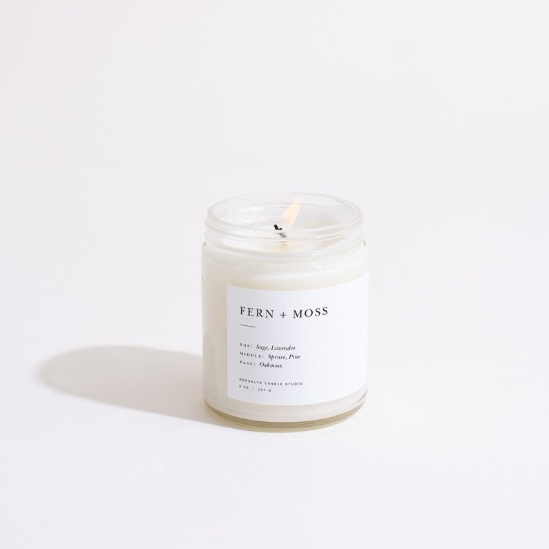 Fern+Moss Jar Candle by Brooklyn Candle Studio