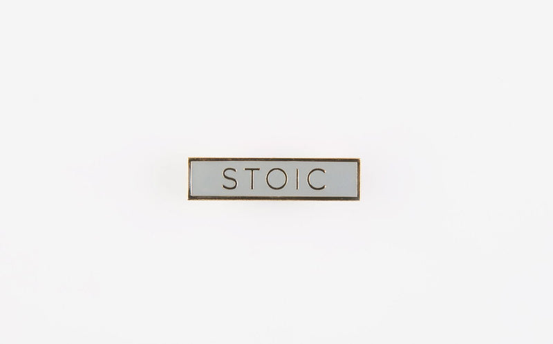 Stoic Pin Badge