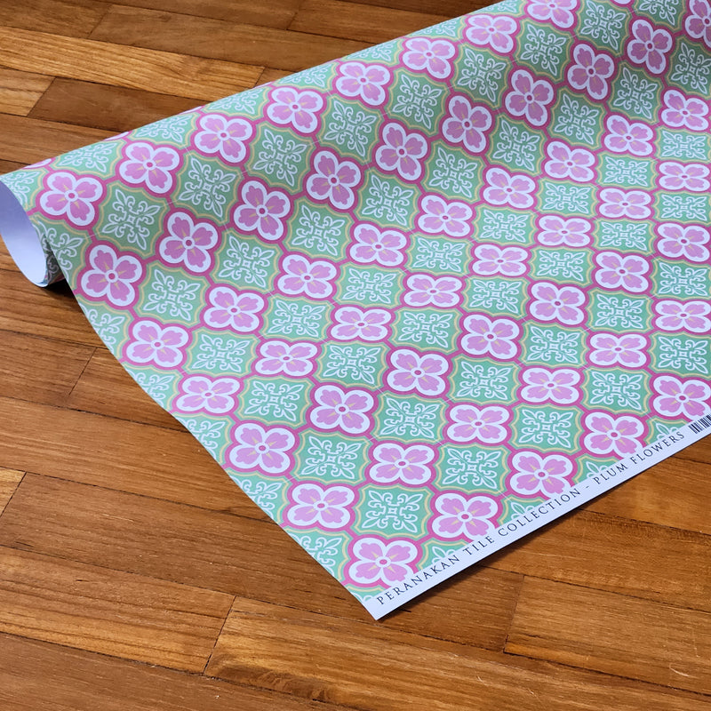 Peranakan Tile Wrapping Paper
