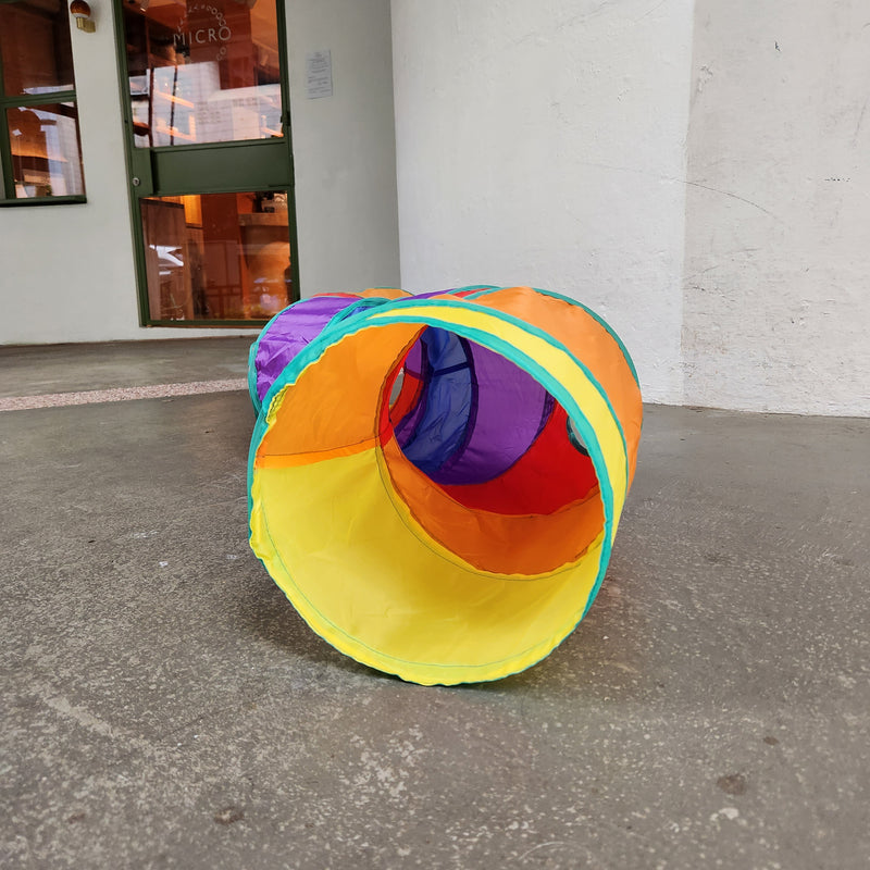 Rainbow colour Cat Tunnel Toy