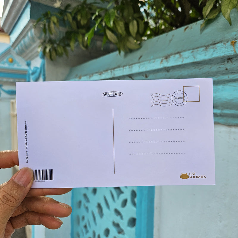 Colorful Shophouse Postcard