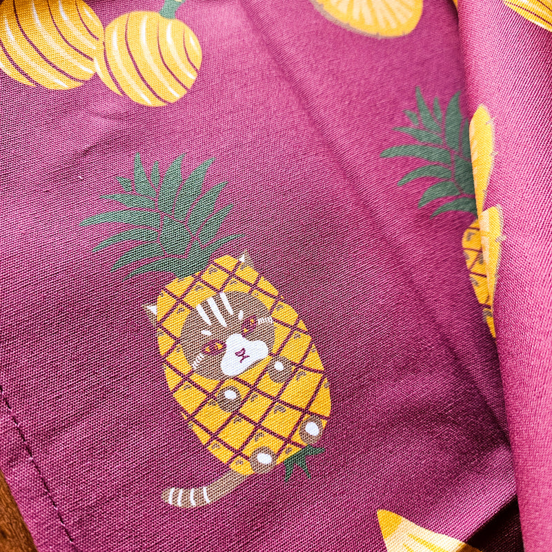Singapore Fruits Tea Towel - Pineapple