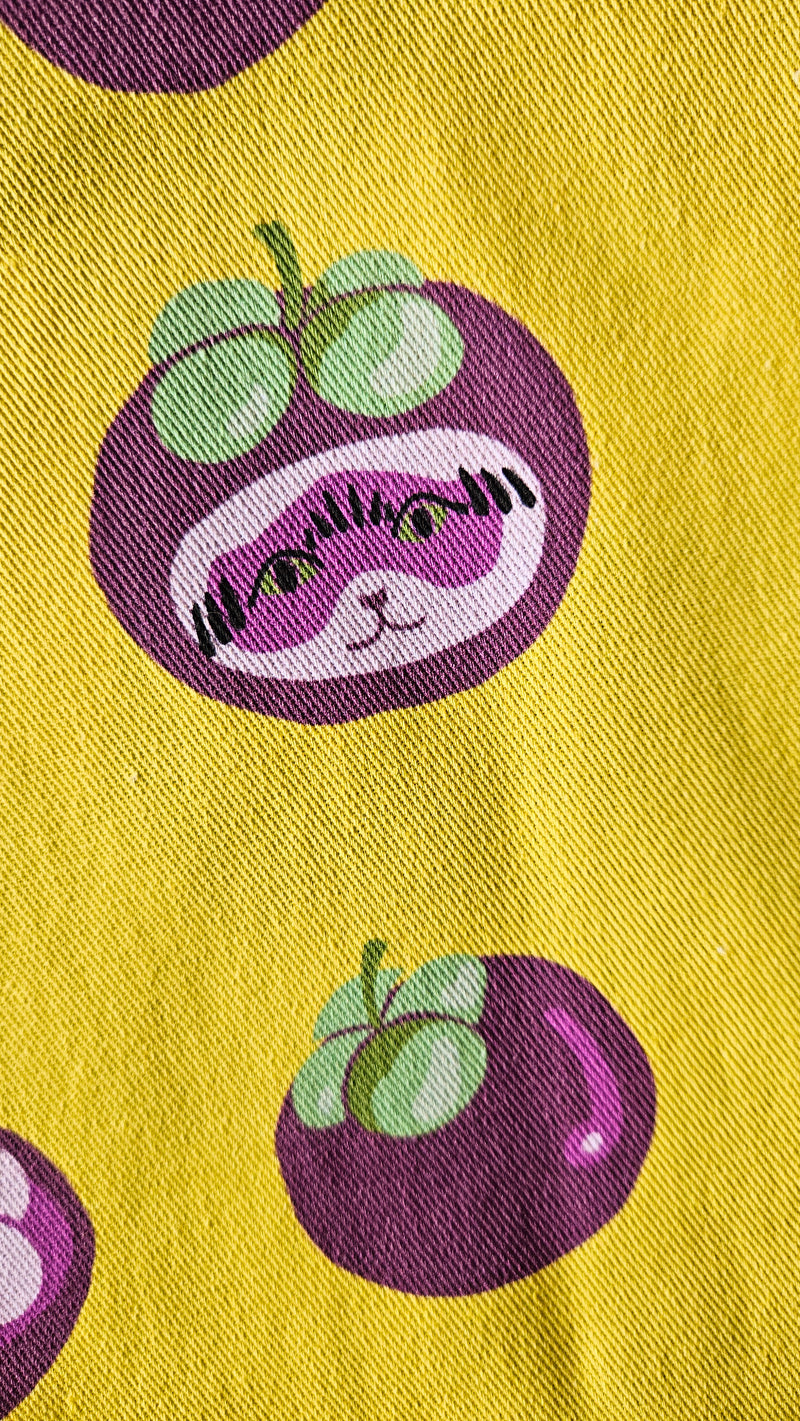 Singapore Fruits Tea Towel - Mangosteen