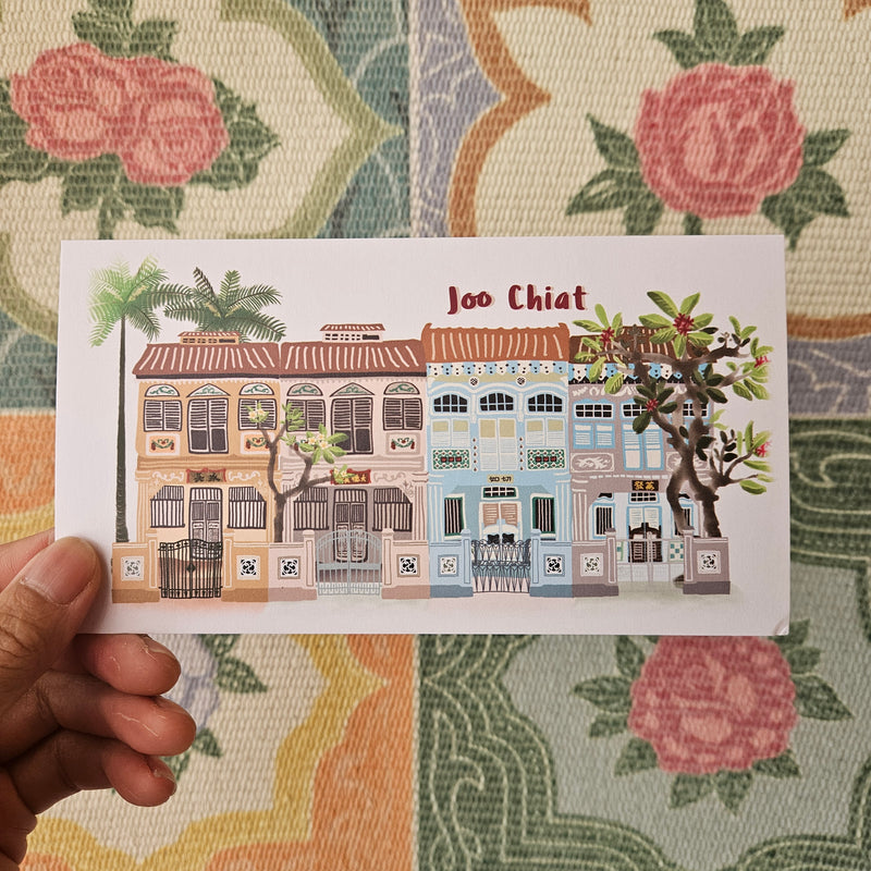 Colorful Shophouse Joo Chiat Postcard